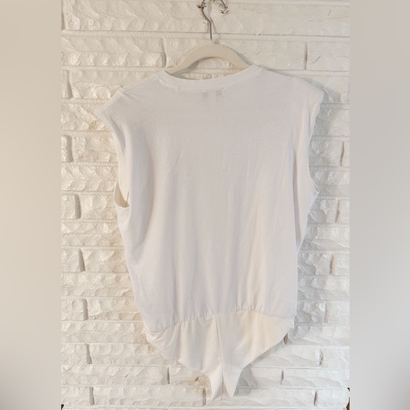 90’s Guess White Bodysuit with Silver Rhinestones - Picture 3 of 4